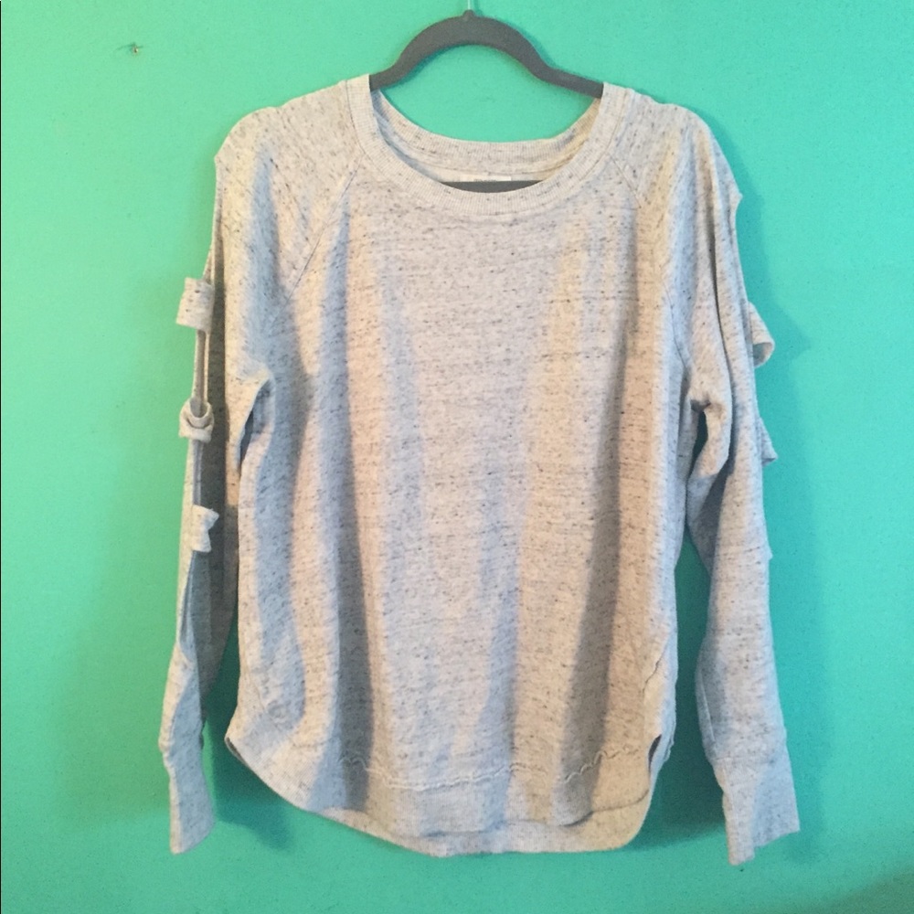 Gray sweatshirt